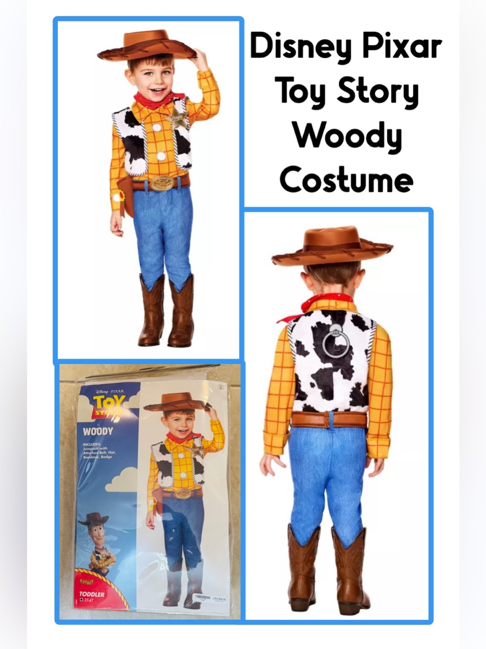 Disney Pixar Toy Story Woody Costume